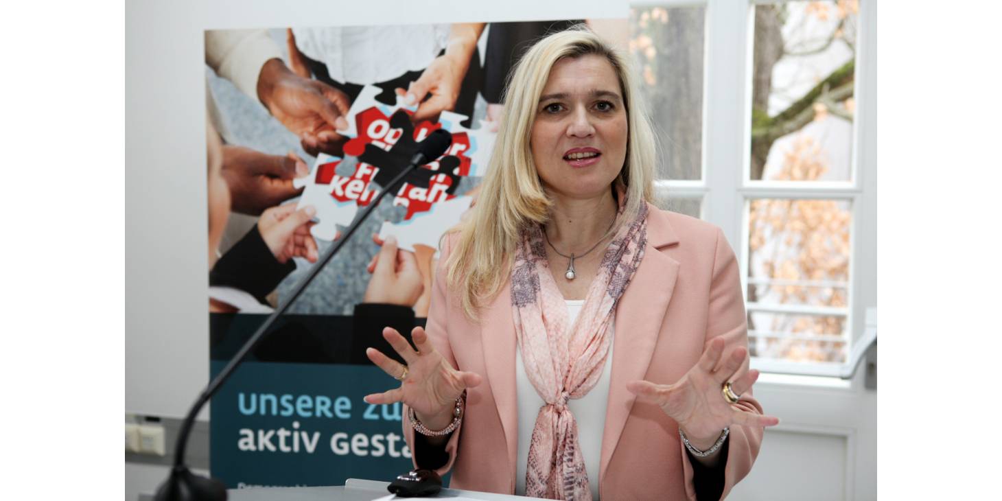 Staatsministerin Melanie Huml, Vorsitzende von Oberfranken Offensiv e.V.