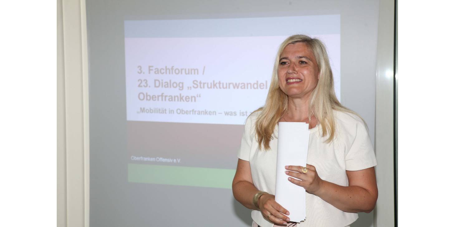 Staatsministerin Melanie Huml, Vorsitzende Oberfranken Offensiv e.V.