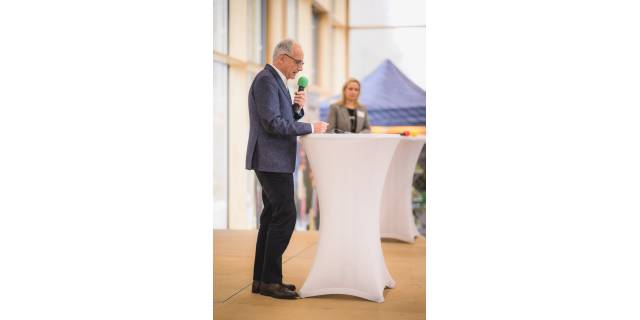 Vortrag zum Projekt Kommunalmarketing durch Rainer Kober, Vorsitzender von Kronach Creativ e.V., und Margarita Volk-Lovrinovic, Projektkoordinatorin